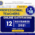 Online Oathtaking of the New Professional Teachers