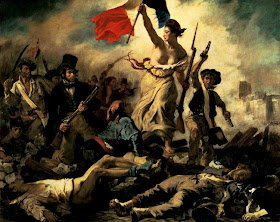 A Liberdade Guiando o Povo de Eugene Delacroix
