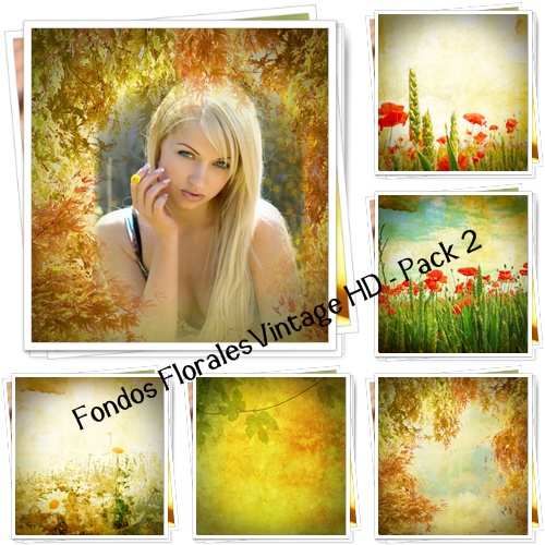 Fondos florales Vintage HD - Pack 2 [Deposit Files]