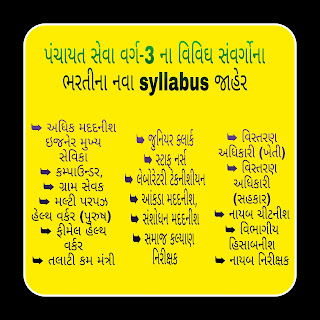 Panchayat Various Bharti Syllabus.