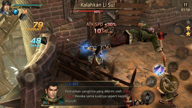 Screenshot Dynasty Warriors: Unleashed 
