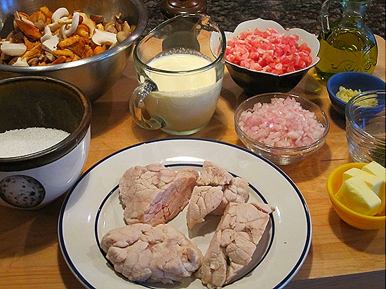 Sweetbread Set-Up