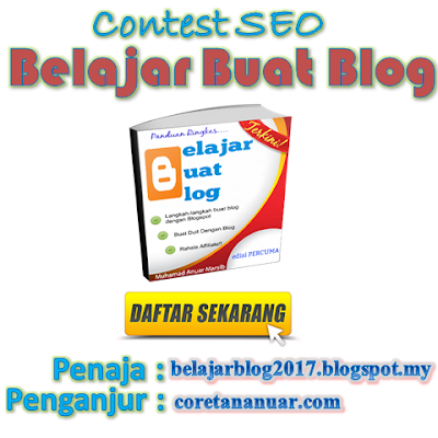 Contest SEO Belajar Buat Blog