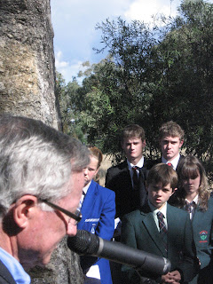 Fred Chaney addresses Myall Creek Memorial ceremony participants