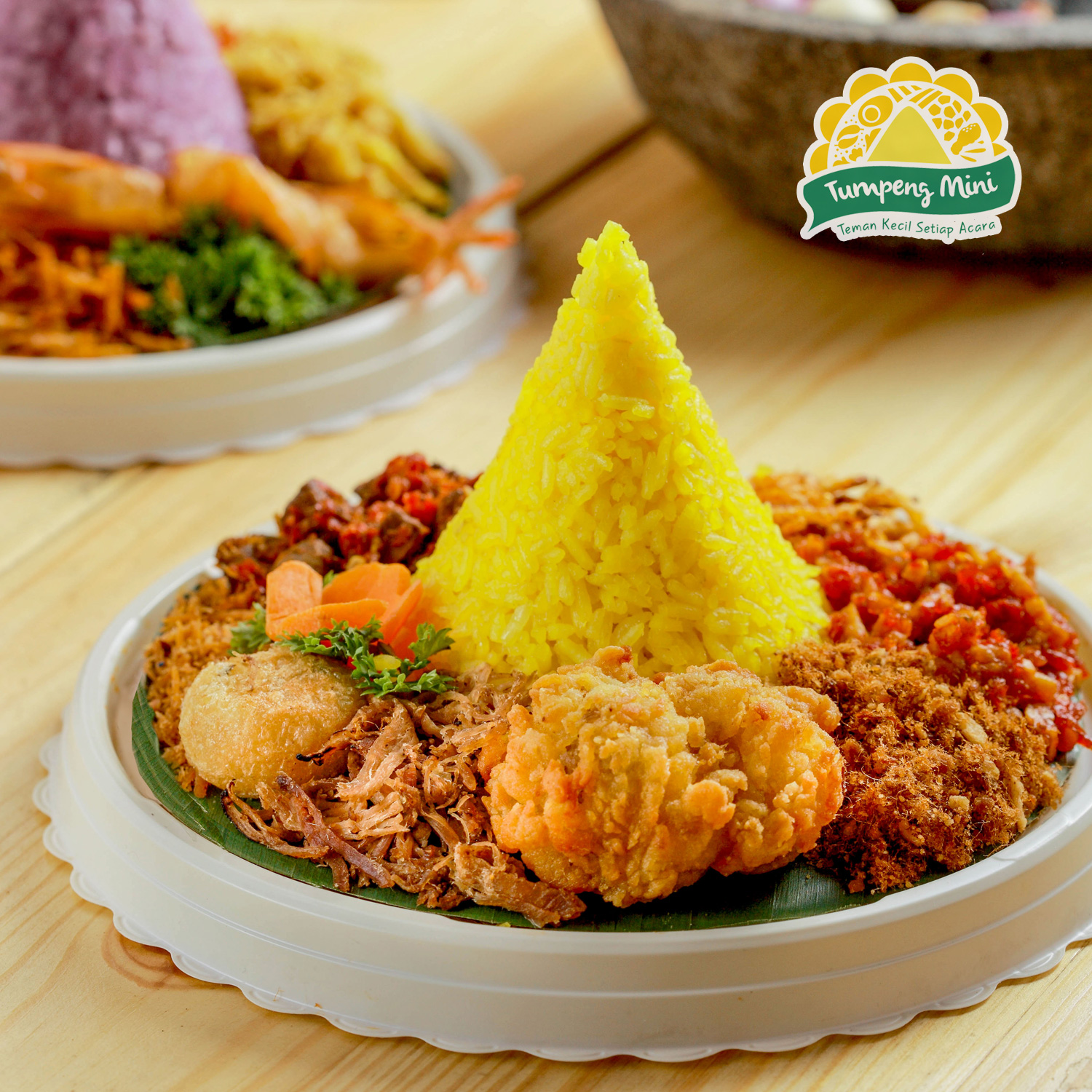 My Food Journey Tumpeng  Mini  Nasi  Kuning 