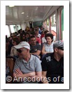 People on tram