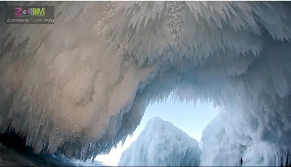 كهوف من الجليد في بسيبيريا