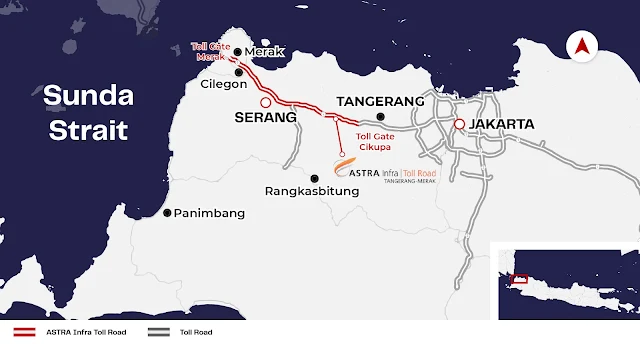 Ruas tol Astra Infra Tangerang - Merak
