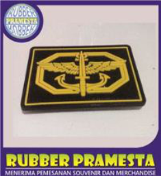 PEMBUATAN LABEL KARET PATCH RUBBER VELKRO KARET MOTIF TENTARA TNI ABRI