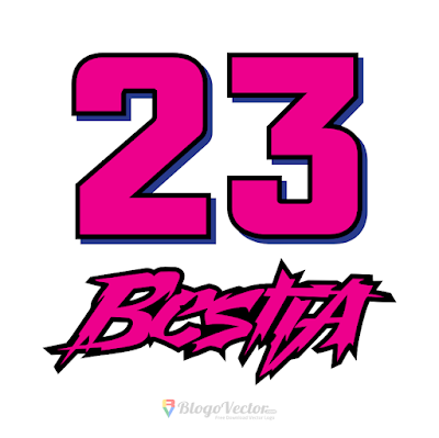 Enea Bastianini 23 Bestia Logo vector