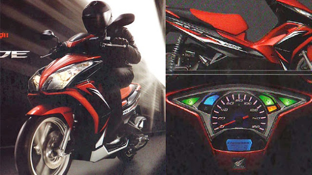 Đèn pha, logo và tem cùng thiết kế mặt đồng hồ Honda Air Blade 125cc