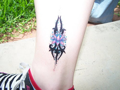 Lotus Flower Tattoo On Foot. japanese lotus flower tattoo