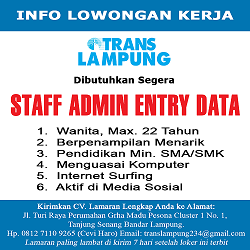 Bursa Lowongan Kerja Trans Lampung