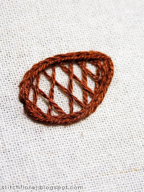 Herringbone stitch tutorial