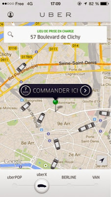 logo uber application chauffeur taxi apps esetban