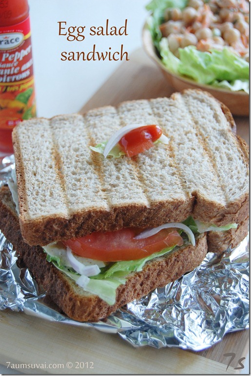 Egg salad sandwich