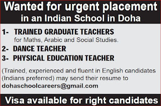 Urgently Required for Doha