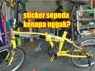 sticker sepeda