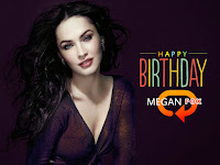 megan fox hot, she is looking fabulous in silky open hairstyle for birthday celebration