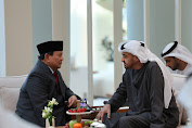 Prabowo Kunjungi Presiden MBZ di UEA, Bahas Kerja Sama Pertahanan dan Isu Internasional
