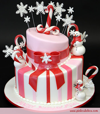  cakes cheap Christmas wedding decoration red and pink wedding cakes