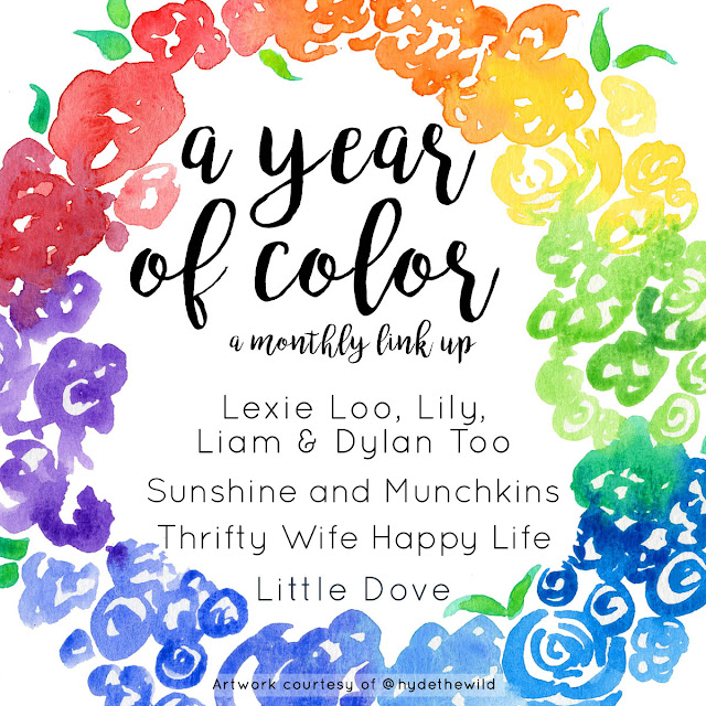 A Year of Color  |  A monthly link up where we share ideas centered around a different color on the third Friday of each month.
