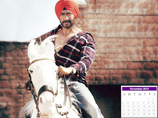 Bollywood Actors Desktop Calendar 2013