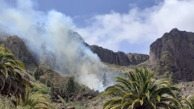  Incendio forestal Presa de Soria, Gran Canaria