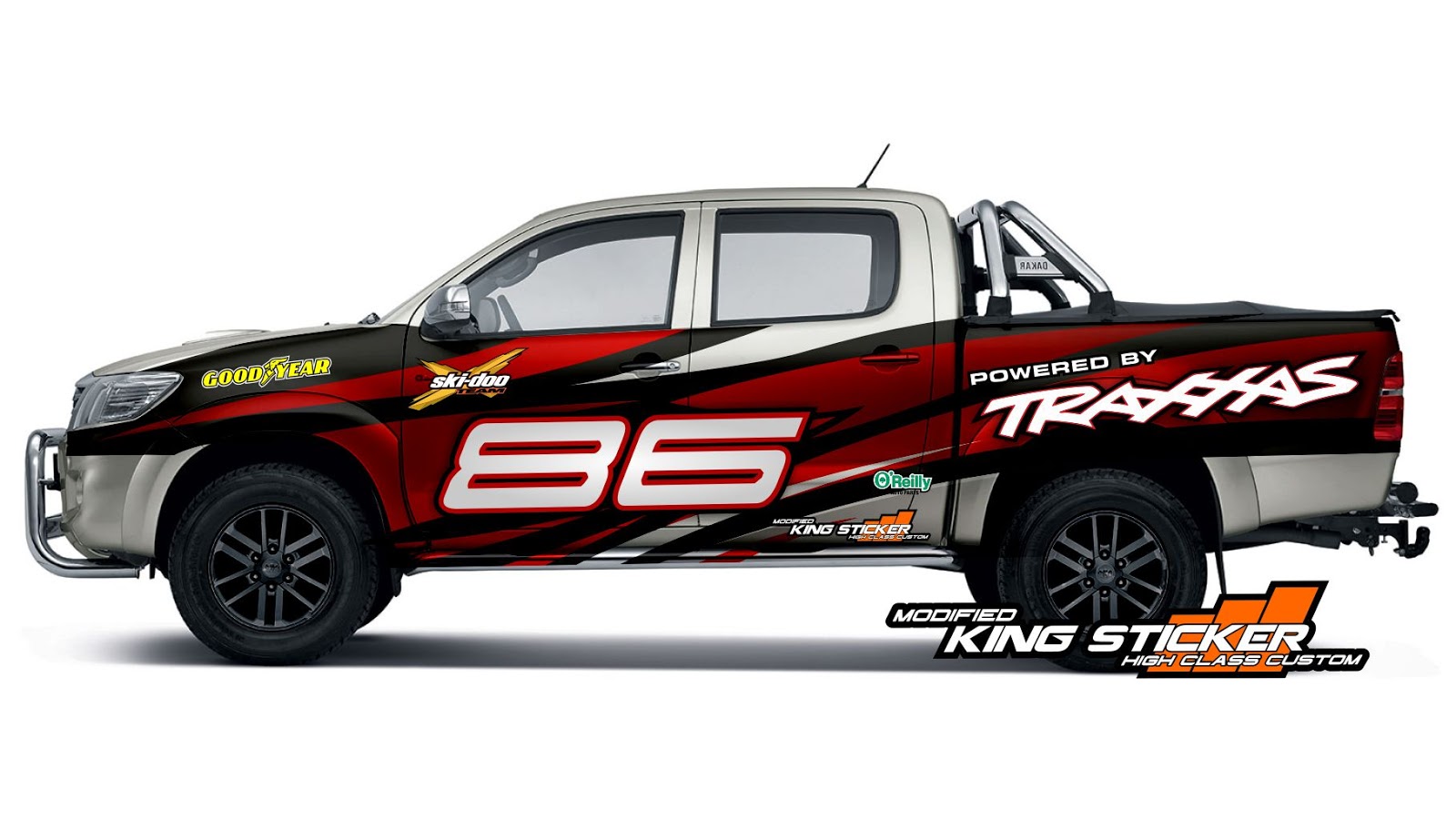 Desain Stiker Mobil Offroad Arena Modifikasi