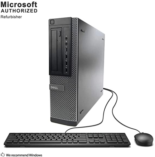 DELL Optiplex 7010 Business Desktop Computer (Intel Quad Core i5-3470 3.2GHz, 16GB RAM, 2TB HDD, USB 3.0, DVDRW, Windows 10 Professional (Renewed)