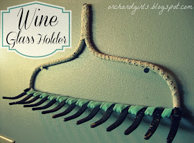 DIY - Wine Glass Rack by Orchard Girls