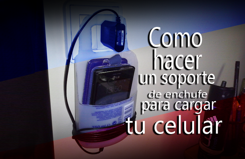 Como hacer un soporte para el móvil mientras está cargando