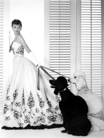 Audrey Hepburn again but the Givenchy dress from Sabrina had to have a