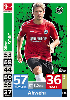 Match Attax Bundesliga 2018-2019 Hannover 96 Set