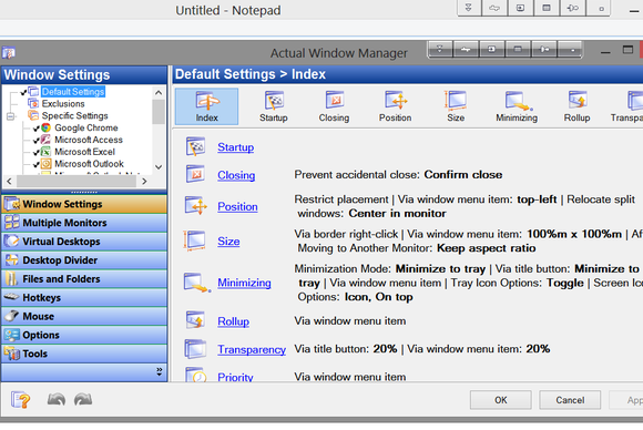 Actual Window Manager v8.8.1 Multilingual With Crack