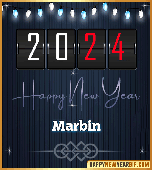 Happy New Year 2024 images for Marbin