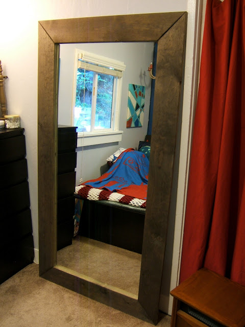 DIY Floor Mirror