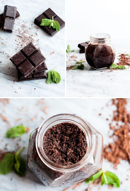 DIY Chocolate Mint Sugar Scrub