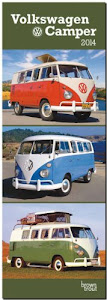 Volkswagen Camper 2014 - VW Bus Camper: Original BrownTrout-Kalender - Slimline [Mehrsprachig] [Kalender]