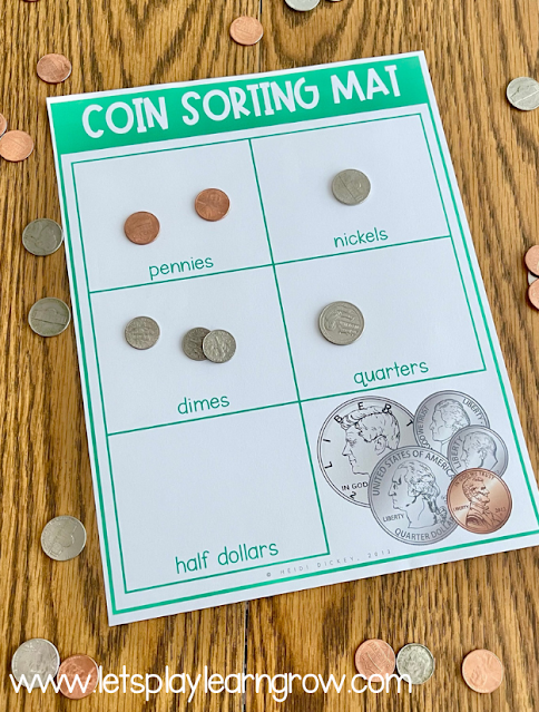 Coin Sorting Mat