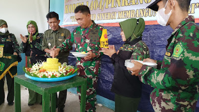 Mayjen TNI Dr. Marga Taufiq Kunker Dan Pantau Pelaksanaan TMMD 112 Kodim 1404/Pinrang.