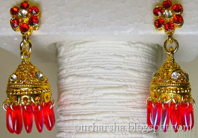 Red Jimikki Earrings  (10)