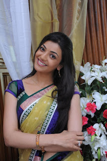 kajal agarwal cute pictures in saree