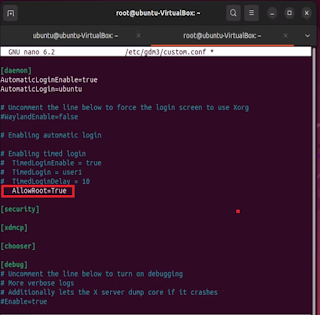 login gui linux