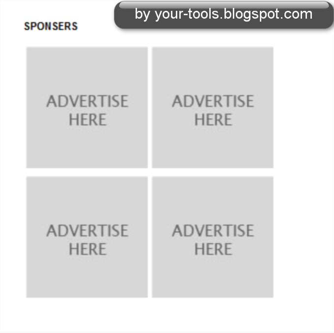 How to Add Sponsors Ads (Advertise Here Banners)