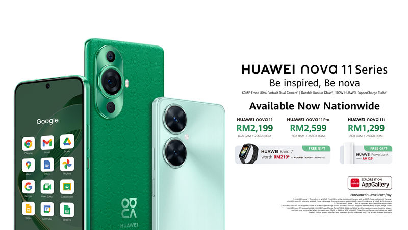 Huawei Nova 11 and Watch 4 Series Officially Launched in Malaysia