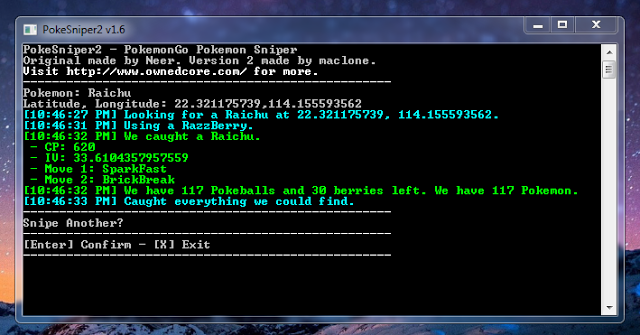 Cara Mudah Menggunakan PokeSniper Terbaru V1.10