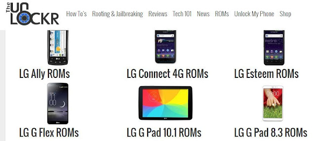 أفضل 3 مواقع لتحميل رومات رسمية لهواتف LG ألجي | LG FIRMWARE ROMS