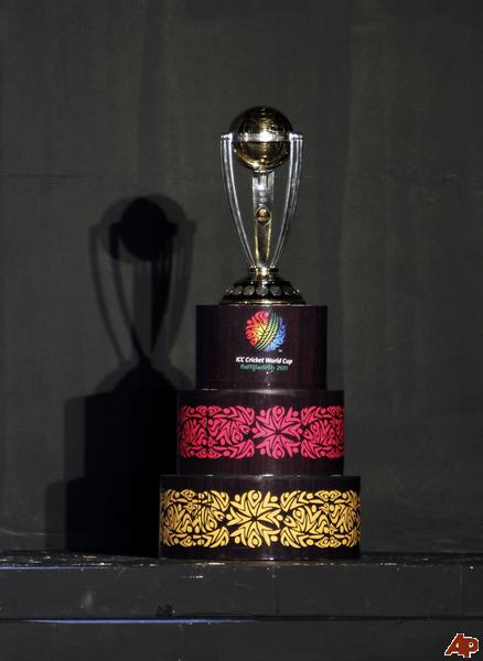 world cup cricket trophy photos