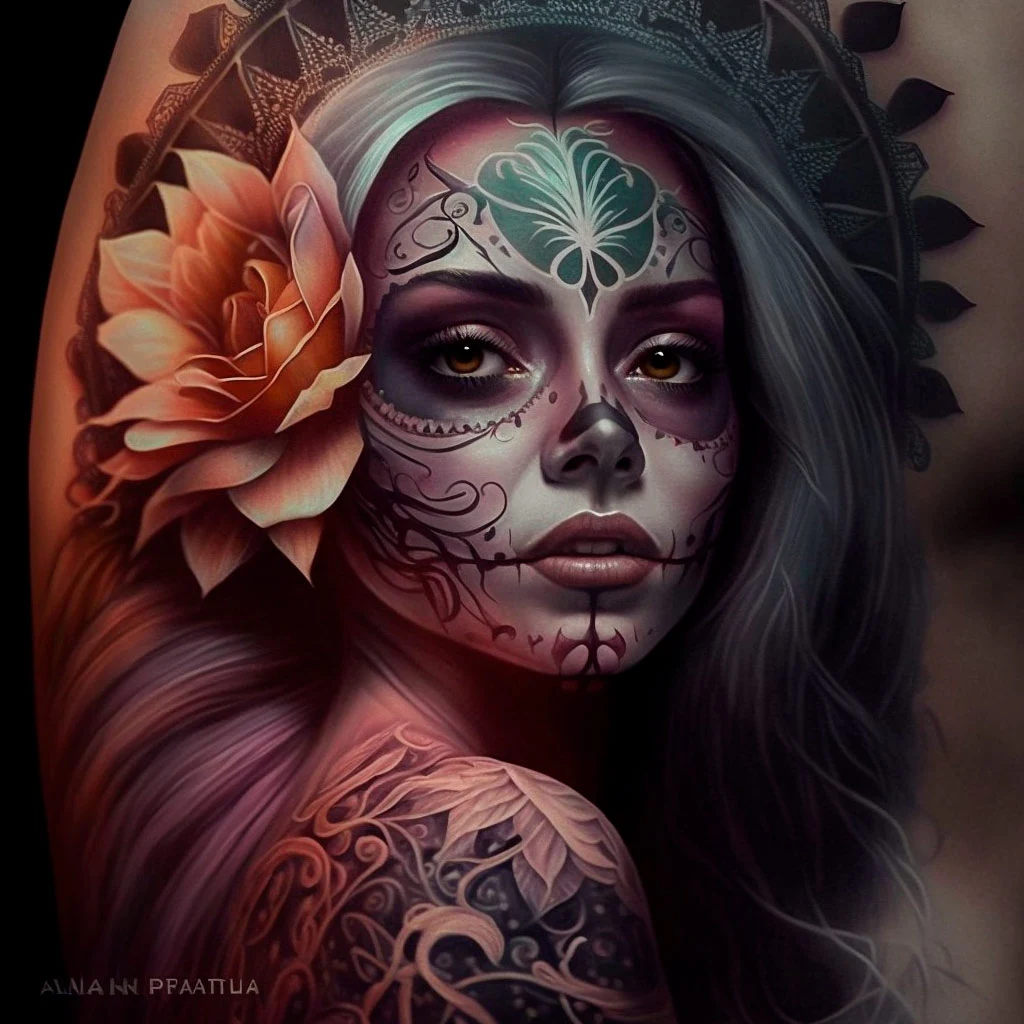 Tatuajes de Catrinas Mexicanas